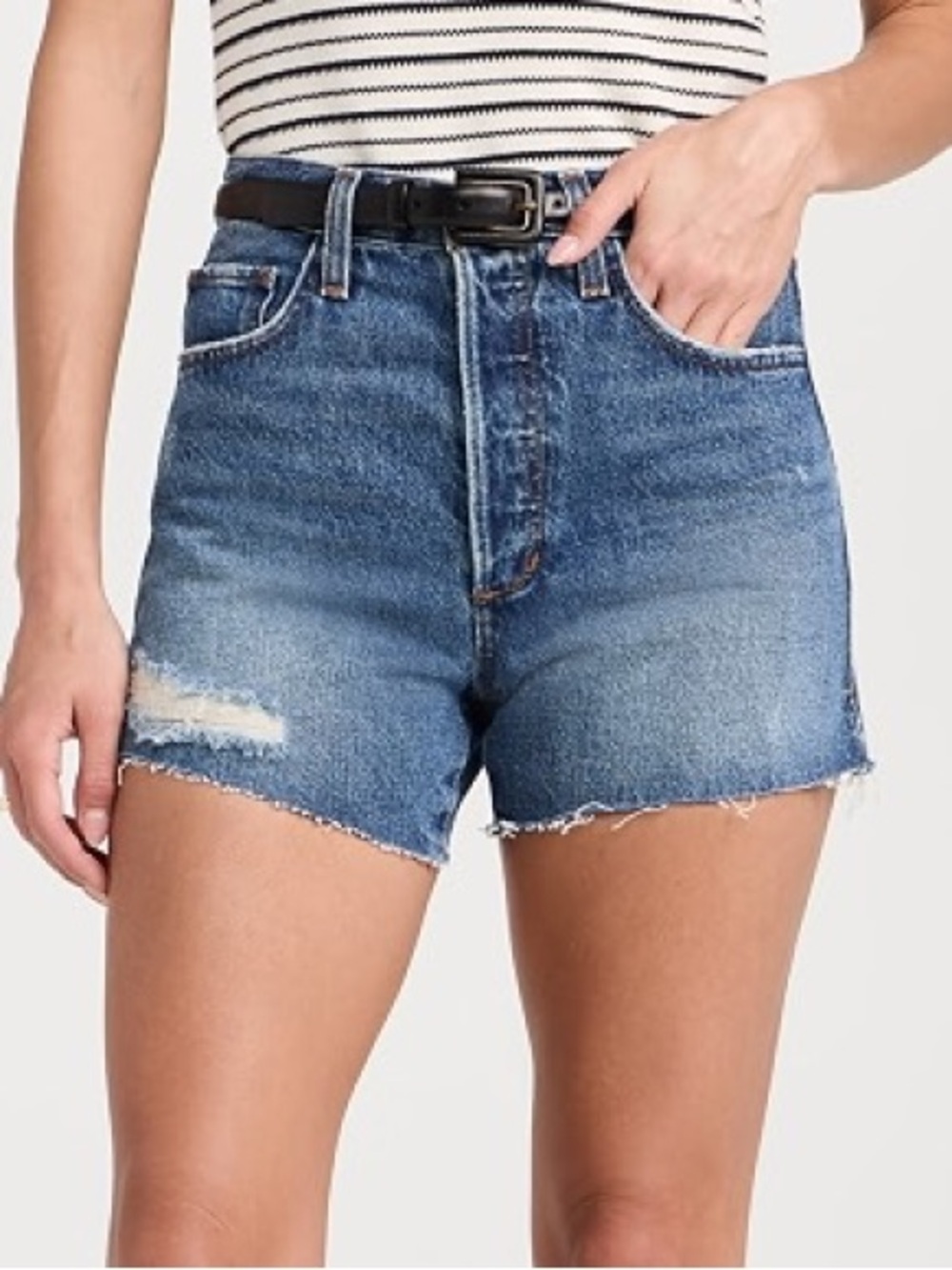 Favorite Daughter The Caroline High Rise Cut Off Denim Jean Shorts 30